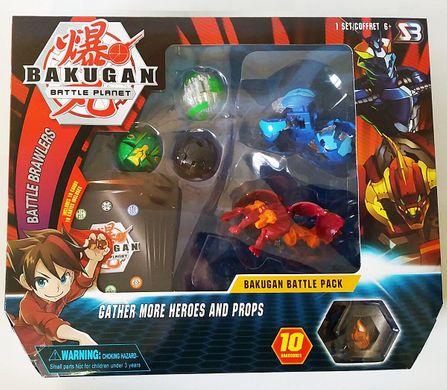 арт. 605-2 Настольная игра Bakugan battle pack 5в1