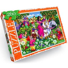 Пазлы Белоснежка и 7 гномов 260 элементов (Dankotoys) 260-13-09