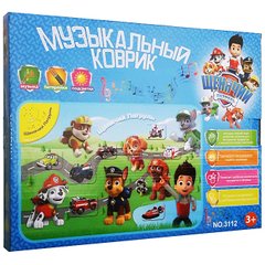 арт.3112 Музыкальный коврик Щенячий патруль