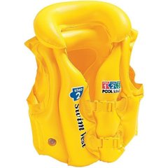 арт. 58660 Жилет для плавания Intex Deluxe (желтый)