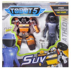 арт. Q1904 Трансформер Tobot 5 "SUV и Байкербот"