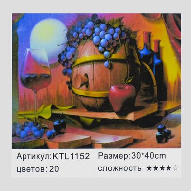 арт. KTL 1152 Картина по номерам / рисование по номерам