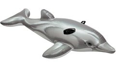 арт. 58535 Надувной плотик с ручками Intex "Дельфин" (175х66см)