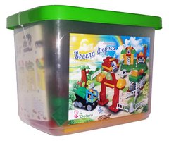 арт.013888/06 Конструктор "Веселая ферма" 154 детали (ТМ Doloni)