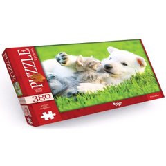 Пазлы Щенок и котенок 380 элементов (Dankotoys) 380-05-07