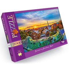 Пазлы 2000 элементов Восход солнца в Барселоне, Испания (Dankotoys) 2000-01-02