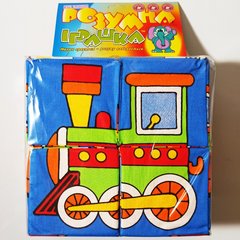 Мягкие кубики Техника, Розумна іграшка