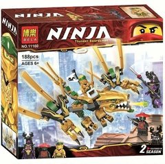 арт. 11160 Конструктор Bela Ninjago Золотой дракон