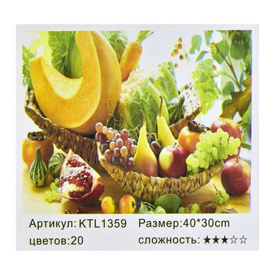 арт. KTL 1359 Картина по номерам / рисование по номерам