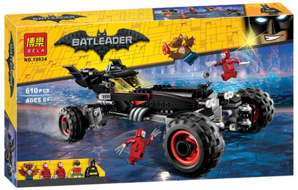 Конструктор Bela 10634 Batman Movie Бэтмобиль